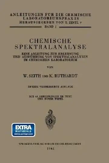 Cover of Chemische Spektralanalyse