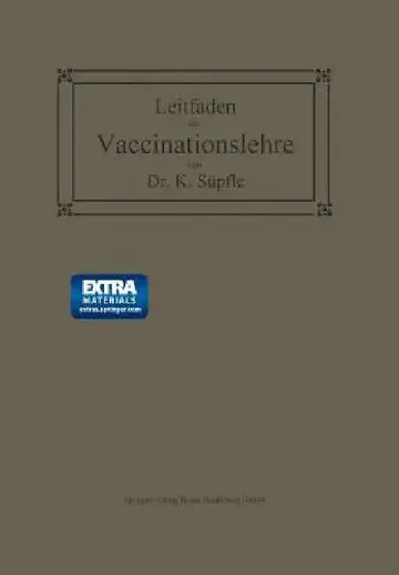 Cover of Leitfaden Der Vaccinationslehre