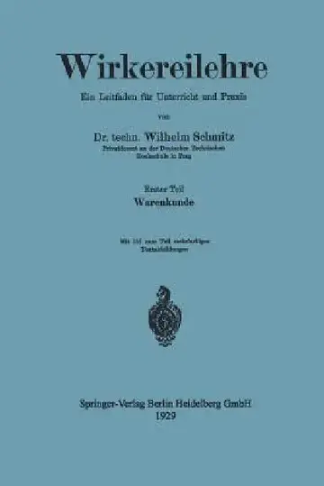 Cover of Wirkereilehre Ein Leitfaden Für Unterricht Und PRAXIS