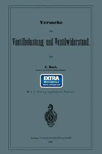Cover of Versuche Über Ventilbelastung Und Ventilwiderstand