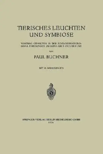 Cover of Tierisches Leuchten Und Symbiose