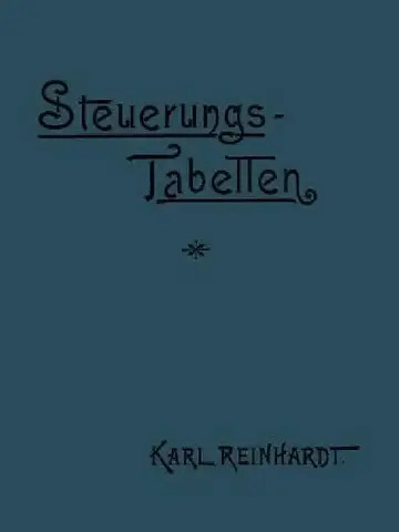 Cover of Steuerungstabellen Für Dampfmaschinen
