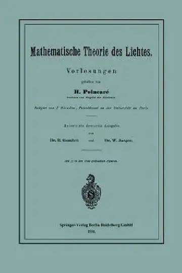 Cover of Mathematische Theorie Des Lichtes
