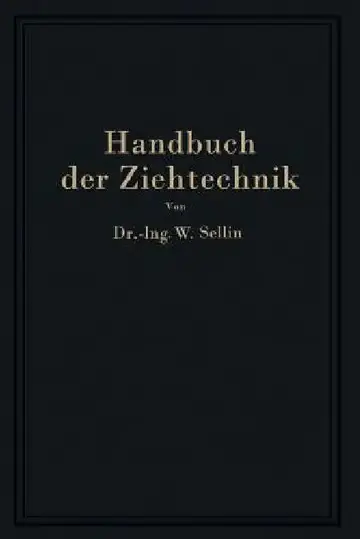 Cover of Handbuch Der Ziehtechnik