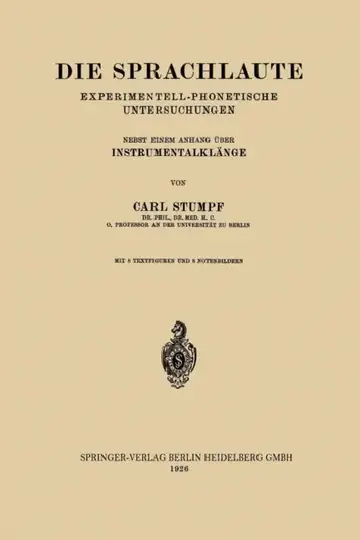 Cover of Die Sprachlaute