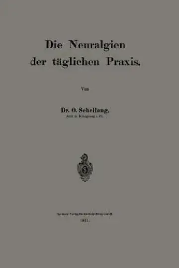 Cover of Die Neuralgien Der Täglichen PRAXIS
