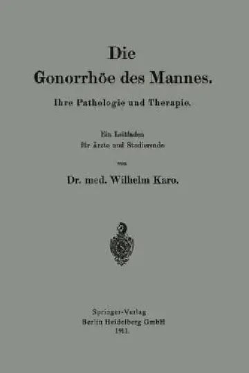 Cover of Die Gonorrhöe Des Mannes