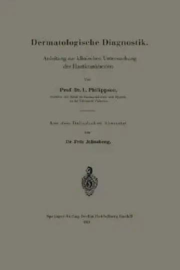 Cover of Dermatologische Diagnostik