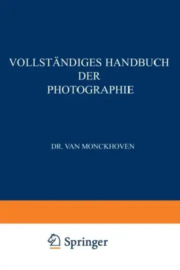 Cover of Vollständiges Handbuch Der Photographie