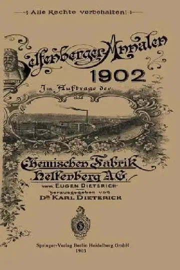 Cover of Helfenberger Annalen 1902