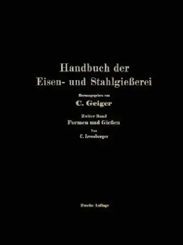Cover of Handbuch Der Eisen- Und Stahlgießerei
