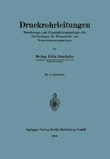 Cover of Druckrohrleitungen