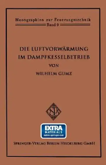 Cover of Die Luftvorwärmung Im Dampfkesselbetrieb