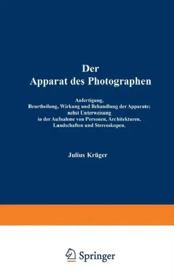 Cover of Der Apparat Des Photographen