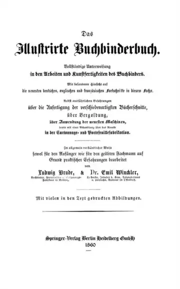 Cover of Das Illustrirte Buchbinderbuch