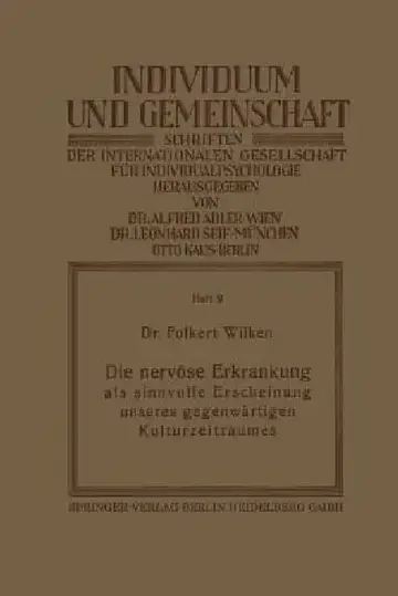 Cover of Die Nervöse Erkrankung ALS Sinnvolle Erscheinung Unseres Gegenwärtigen Kulturzeitraumes
