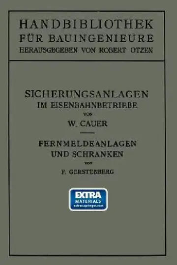 Cover of Sicherungsanlagen Im Eisenbahnbetriebe