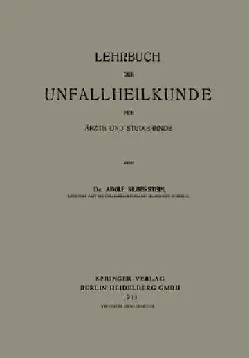 Cover of Lehrbuch Der Unfallheilkunde Für Ärzte Und Studierende