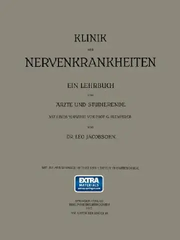 Cover of Klinik Der Nervenkrankheiten