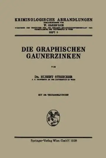 Cover of Die Graphischen Gaunerzinken