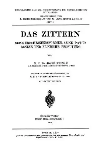 Cover of Das Zittern