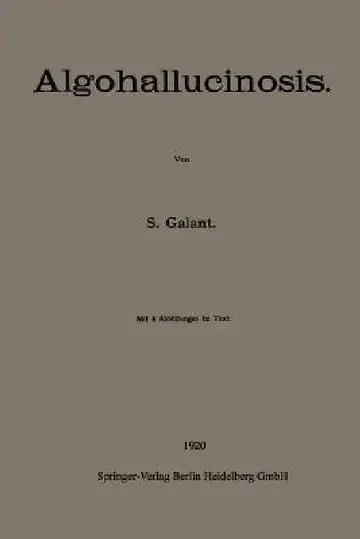 Cover of Algohallucinosis