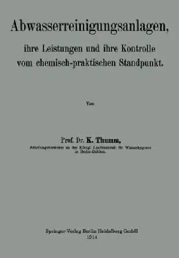 Cover of Abwasserreinigungsanlagen
