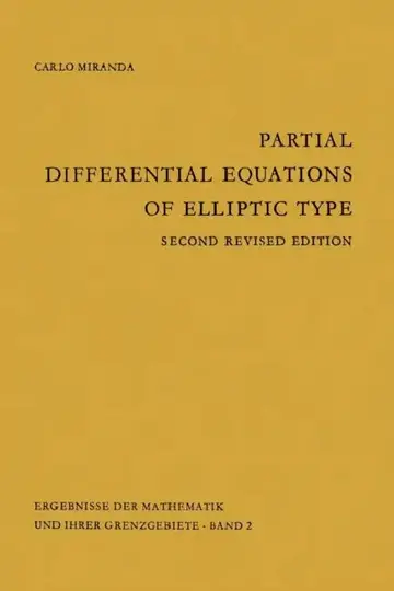 Cover of Partial Differential Equations of Elliptic Type