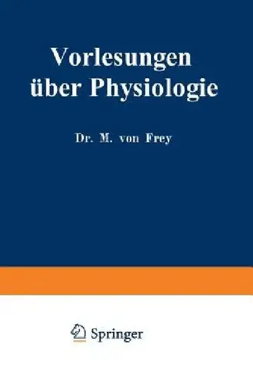 Cover of Vorlesungen Über Physiologie