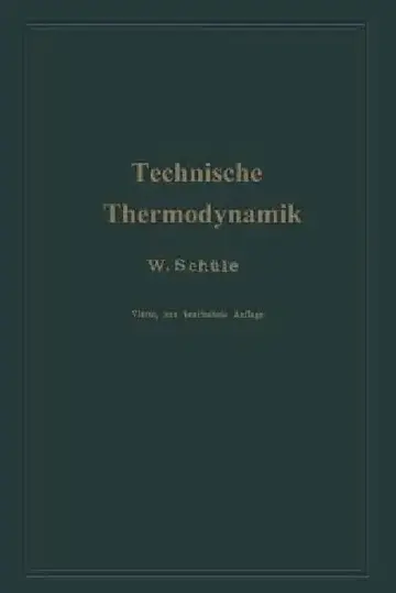 Cover of Technische Thermodynamik