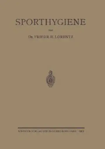 Cover of Sporthygiene