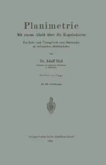 Cover of Planimetrie