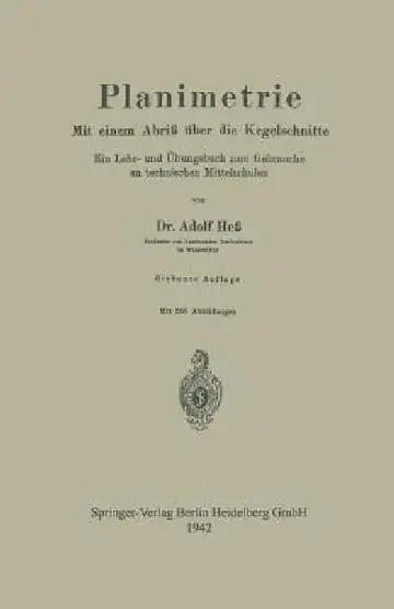 Cover of Planimetrie