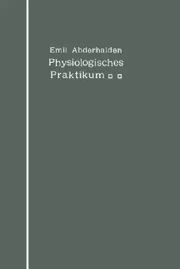 Cover of Physiologisches Praktikum