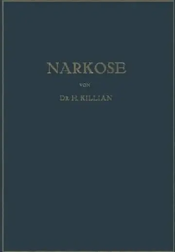 Cover of Narkose Zu Operativen Zwecken