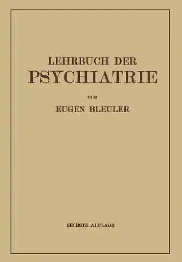 Cover of Lehrbuch Der Psychiatrie