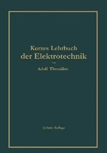 Cover of Kurzes Lehrbuch Der Elektrotechnik