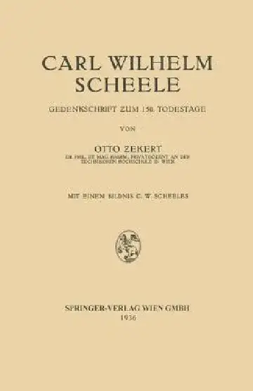 Cover of Carl Wilhelm Scheele