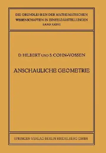 Cover of Anschauliche Geometrie