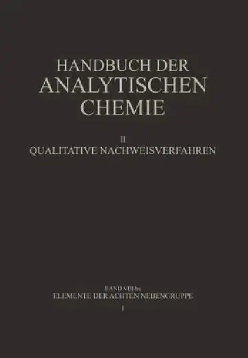 Cover of Elemente Der Achten Nebengruppe