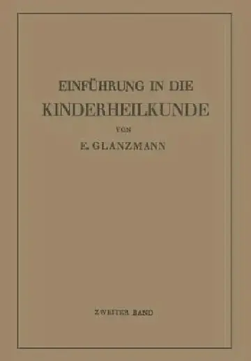 Cover of Einführung in Die Kinderheilkunde