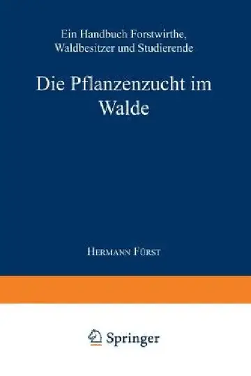 Cover of Die Pflanzenzucht Im Walde