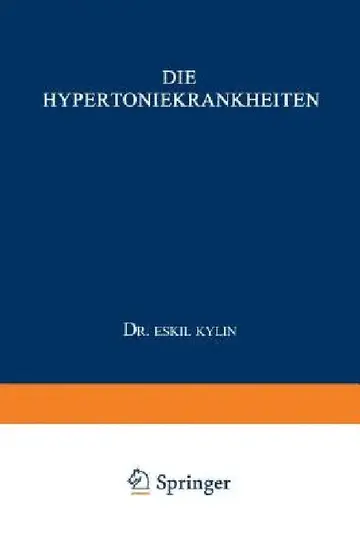 Cover of Die Hypertoniekrankheiten