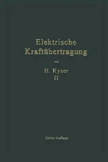Cover of Die Niederspannungs- Und Hochspannungs-Leitungsanlagen