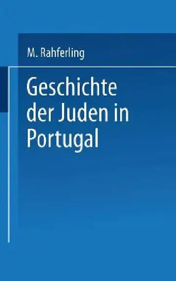 Cover of Geschichte Der Juden in Portugal