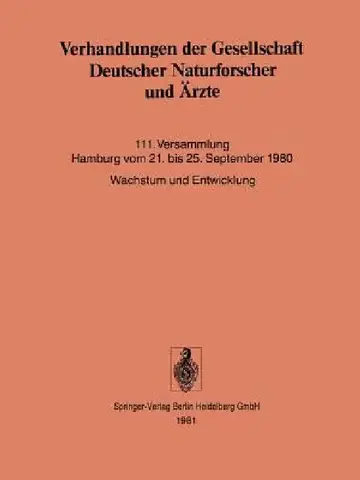 Cover of Verhandlungen Der Gesellschaft Deutscher Naturforscher Und Ärzte