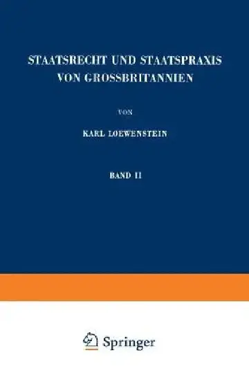 Cover of Staatsrecht Und Staatspraxis Von Grossbritannien