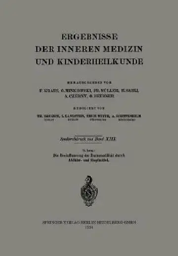 Cover of Die Beeinflussung Der Darmmotilität Durch Abführ- Und Stopfmittel