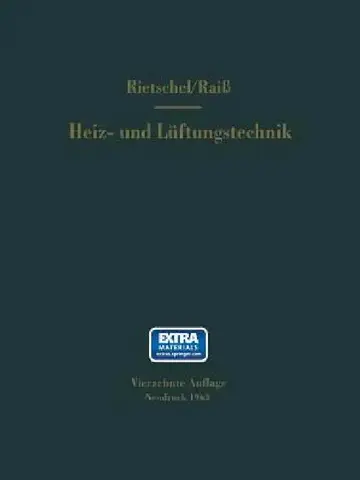 Cover of H. Rietschels Lehrbuch Der Heiz- Und Lüftungstechnik