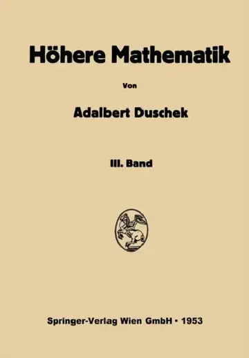 Cover of Vorlesungen Über Höhere Mathematik